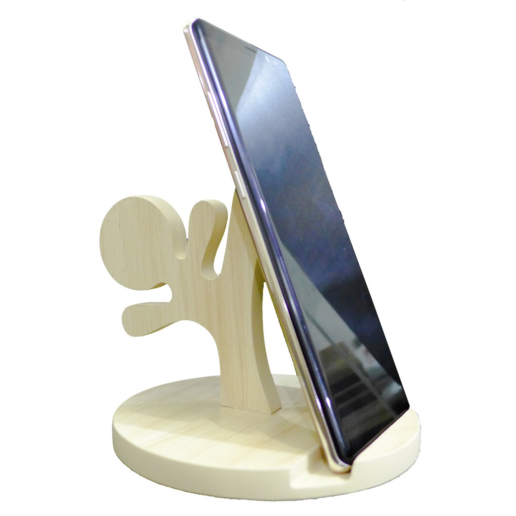 Stand Handphone / Holder / Kayu / Karate Kid