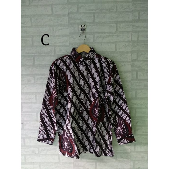 Kemeja batik pria/ Hem batik kerja/ Seragam kantor lengan panjang pria