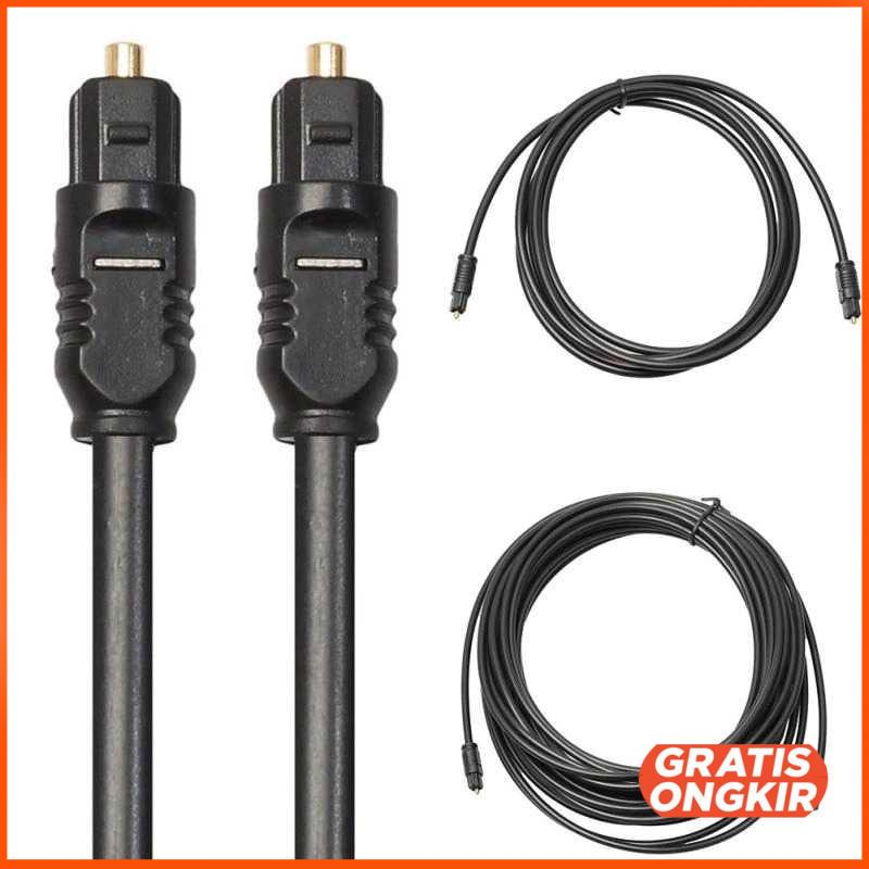 Kabel Toslink SPDIF Fiber Optic Audio Male Ke Male 3M DA6102