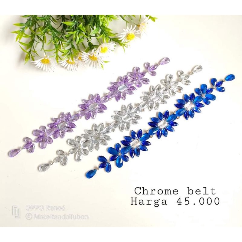 Payet Chrome Belt | Payet Kristal Jahit