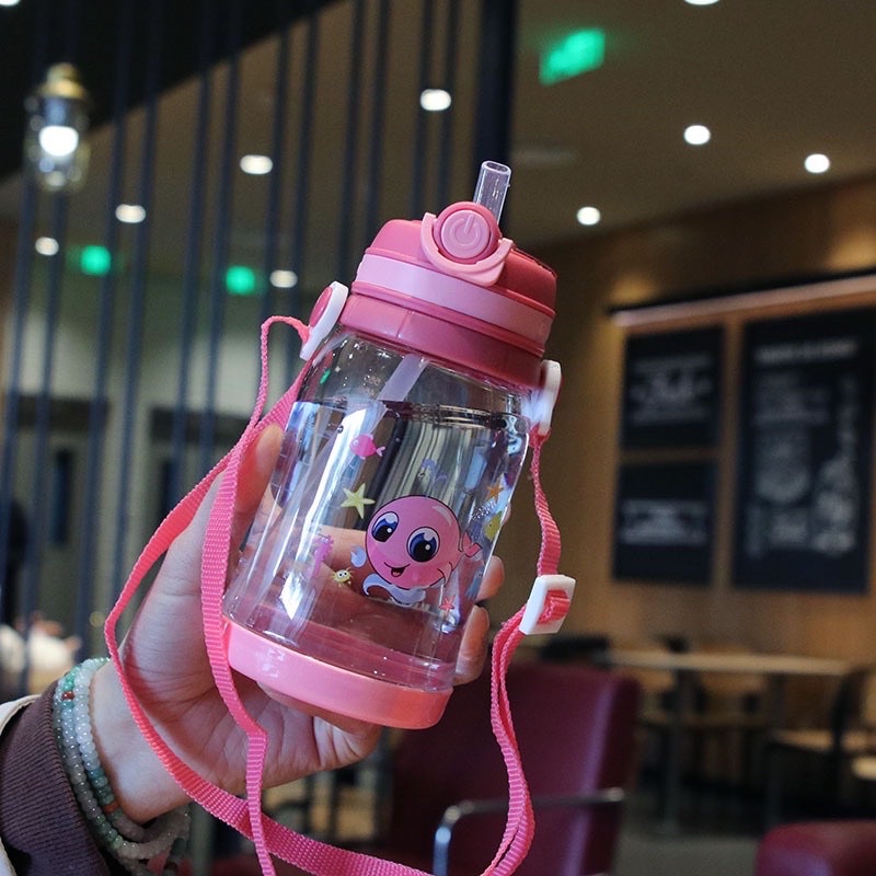 BOTOL MINUM ANAK seliya KARAKTER LUCU HEWAN LAUT 2667 BPA FREE 500ML