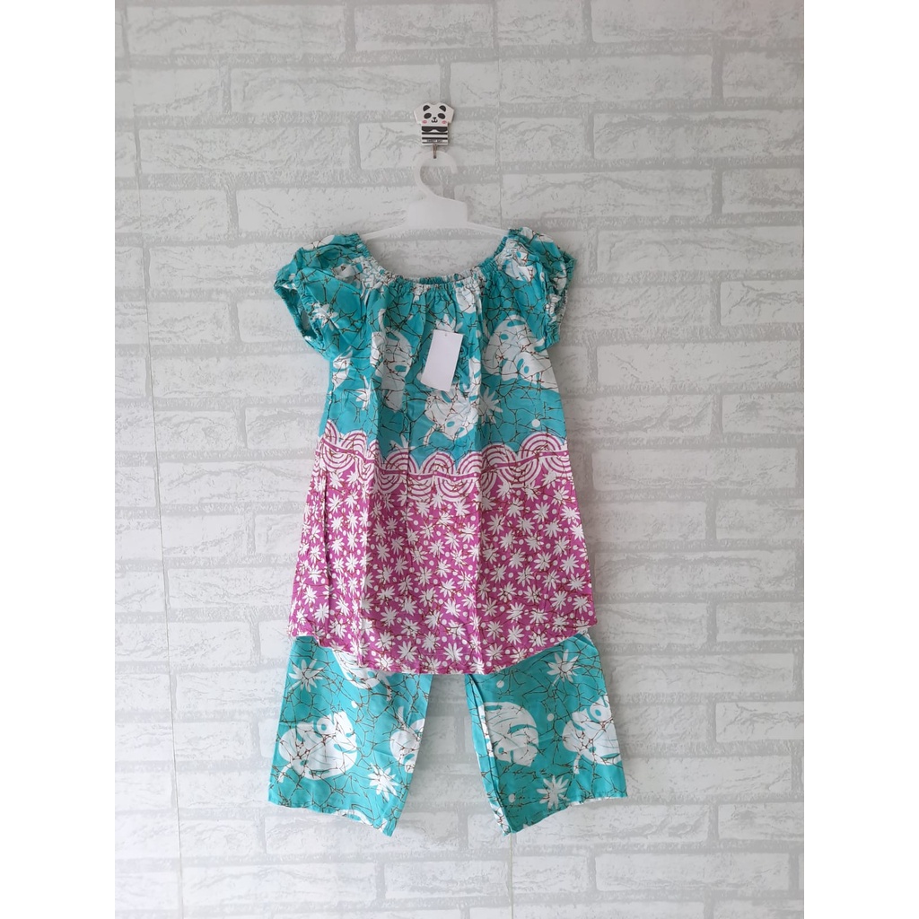 SETELAN BAJU TIDUR ANAK BABYDOL ANAK LENGAN KERUT SIZE 0 (0,5TH - 2TH)