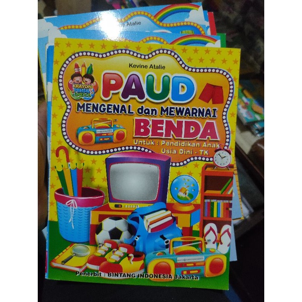 Buku Edukatif Mengenal dan Mewarnai-Benda