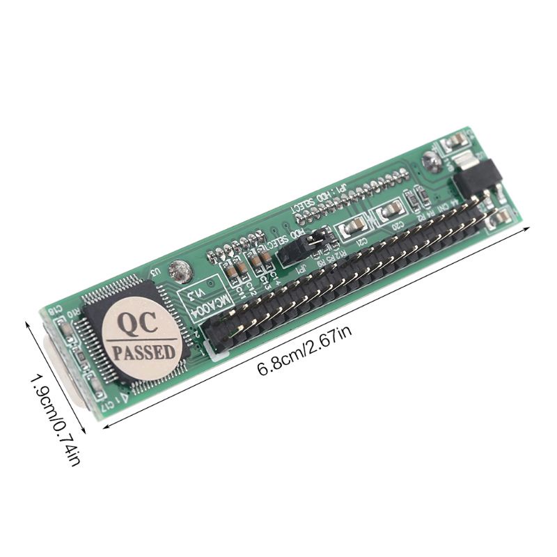 Btsg 1PC 2.5 &quot;Pria IDE Ke7+15Pin Female HDD SSD Adapter Converter Untuk laptop