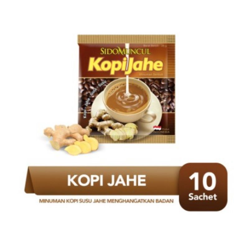 

Sido Muncul Minuman Kopi Jahe Robusta dan Arabica 10's