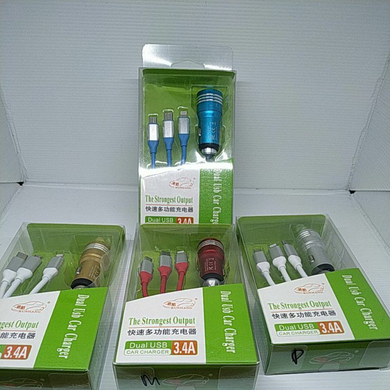 charger hp +usb charger mobil