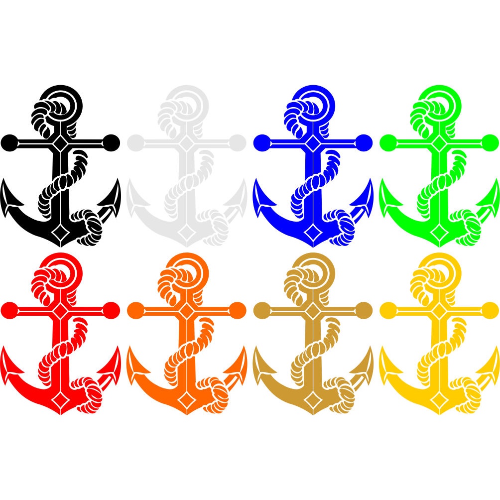 stiker jangkar | kating logo jangkar | stiker logo jangkar