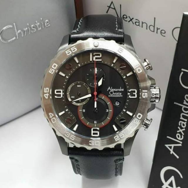 Jam Alexandre Christie AC 6505 Silver Black