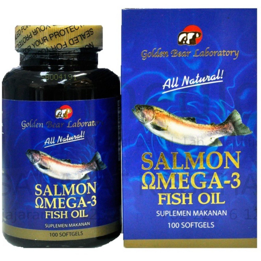 Golden Bear Laboratory Salmon Omega 3 Fish Oil