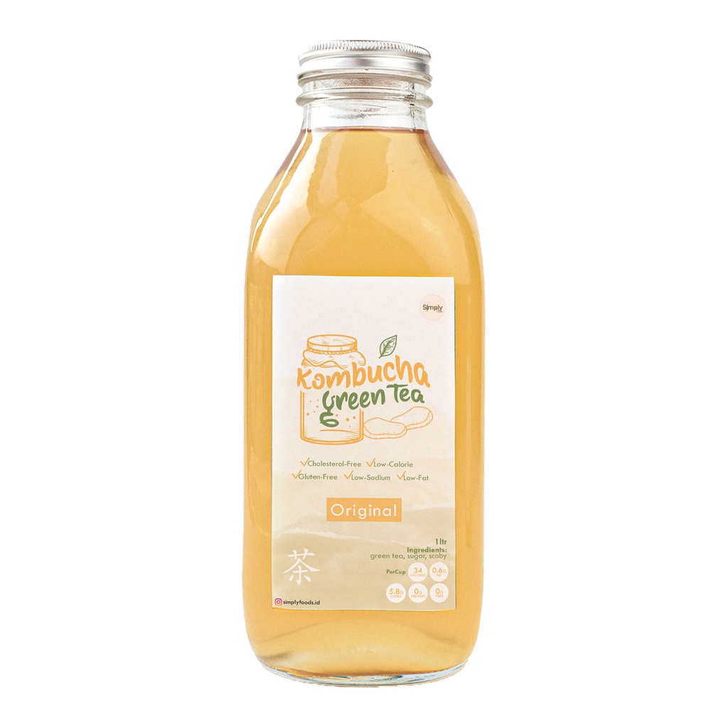 Simply Kombucha Green Tea Original