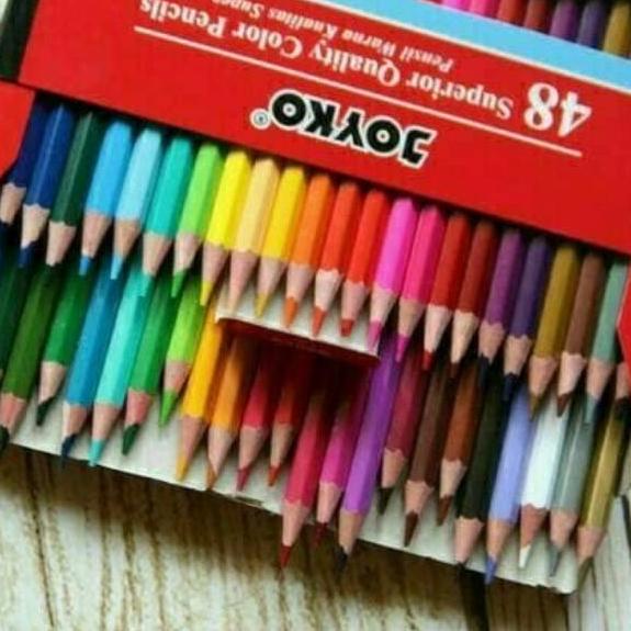 

Recomend Pensil Warna Joyko 48 Warna Color Pencil Joyko ,.