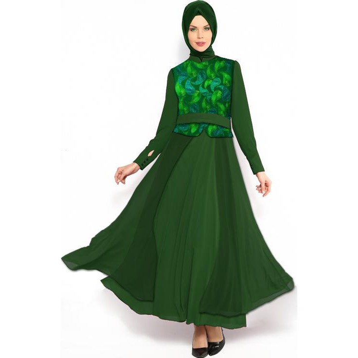 Baju Gamis Maxi Dress Muslim Long Abaya Big Size (S-6Xl)Bbw003 By Yulia Shop