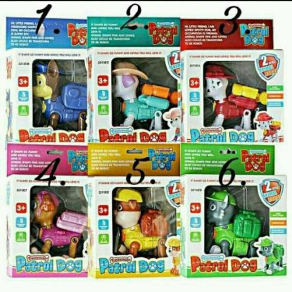 TERBAIK Mainan Transformable Paw Patrol Robot