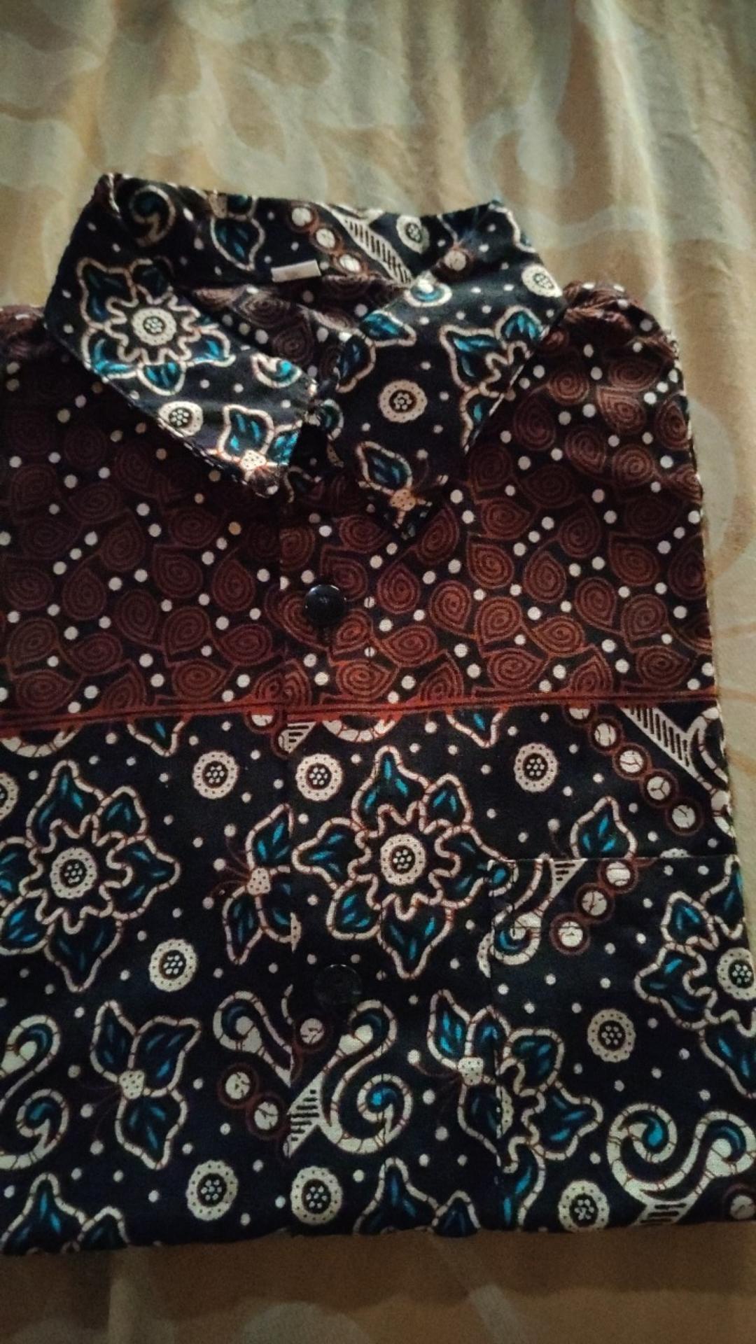 Batik Couple Keluarga Sania Ruffle Ori Ndoro Jowi Dnt Motif Mataram Termurah Shopee