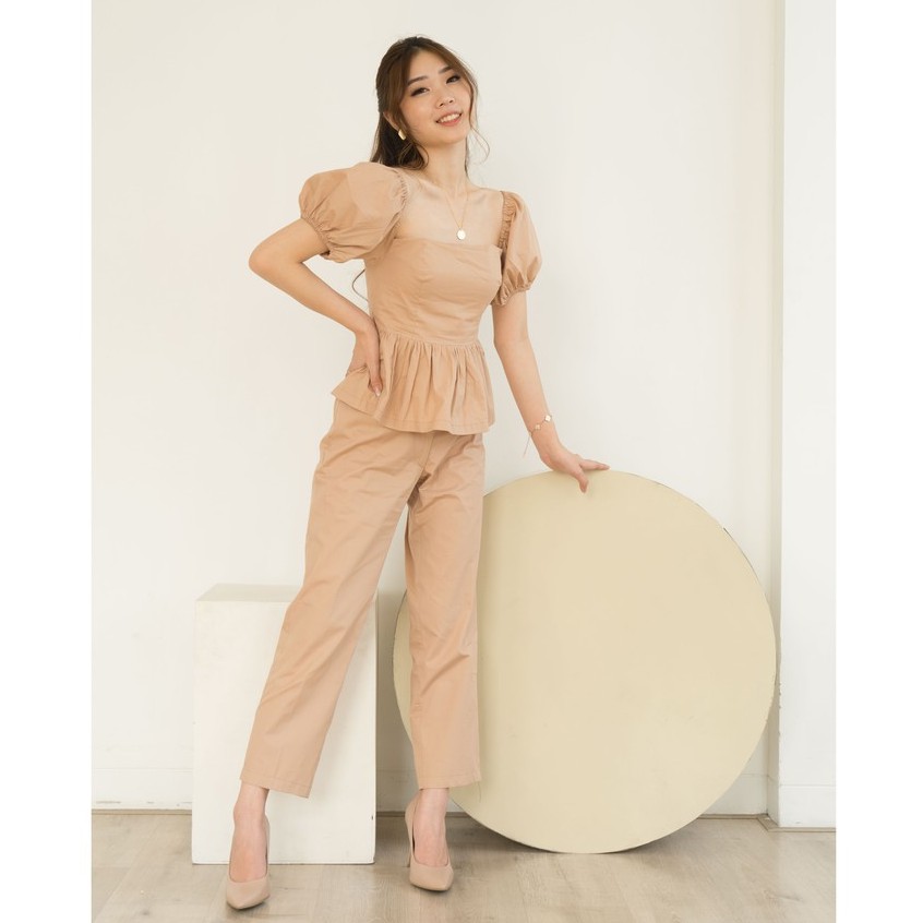 [ Marveile ] Faye Peplum Set-8