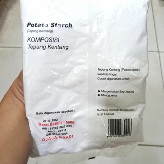 Jual Tepung Kentang G Potato Starch G Lentera Naga Tepung