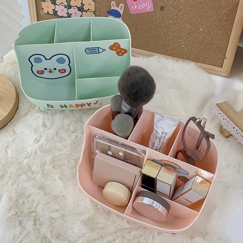 multifunction cute desk organizer tempat penyimpanan atas meja kawai organizer imut