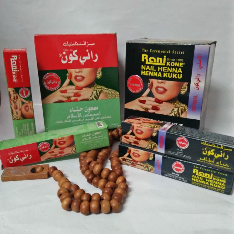 RANEE RANI NAIL HENNA KOHL MERAH HENNA SAH SHOLAT KUTEK