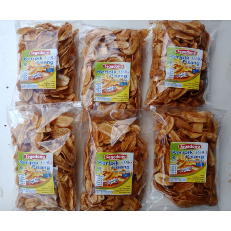 

Keripik Pisang Segedong 400g/Keripik Pisang Manis Pontianak
