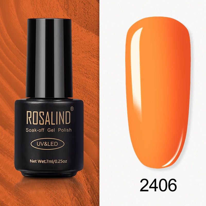 Rosalind ORANGE SERIES Gel Nail Polish UV LED / Kutek / Cat Kuku