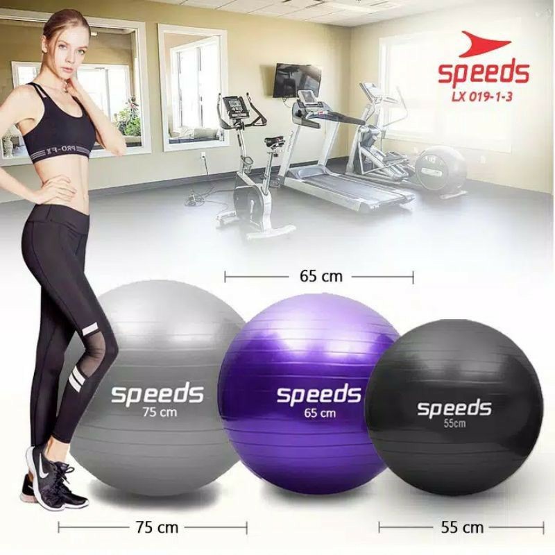 Gymball fitness/Bola yoga alat olahraga Gym ball 65cm,75cm Bonus Pompa