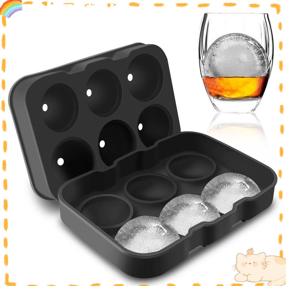 Solighter Cetakan Es Batu / Cocktail / Whisky 4 / 6 Sekat Bahan Silikon