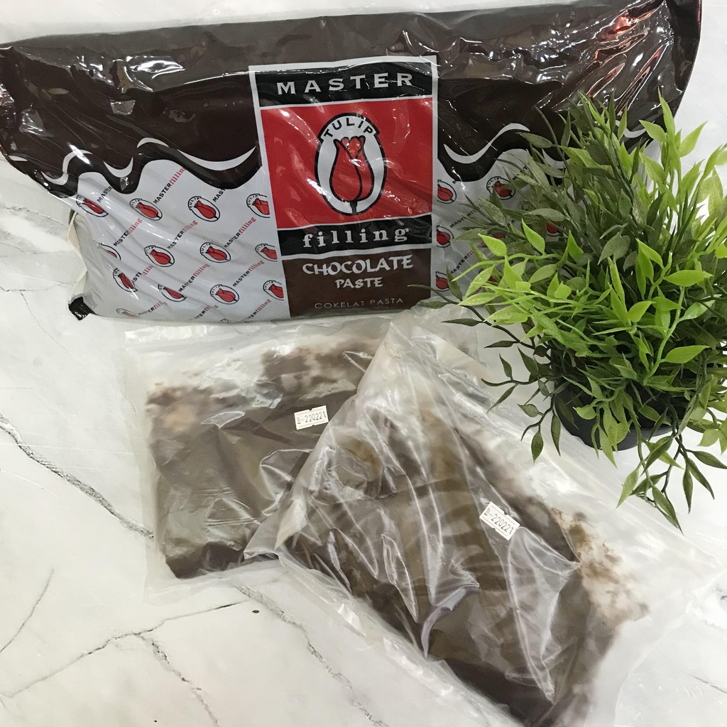 

Tulip Dark Chocolate Filling / Cokelat Pasta - repack 500Gr