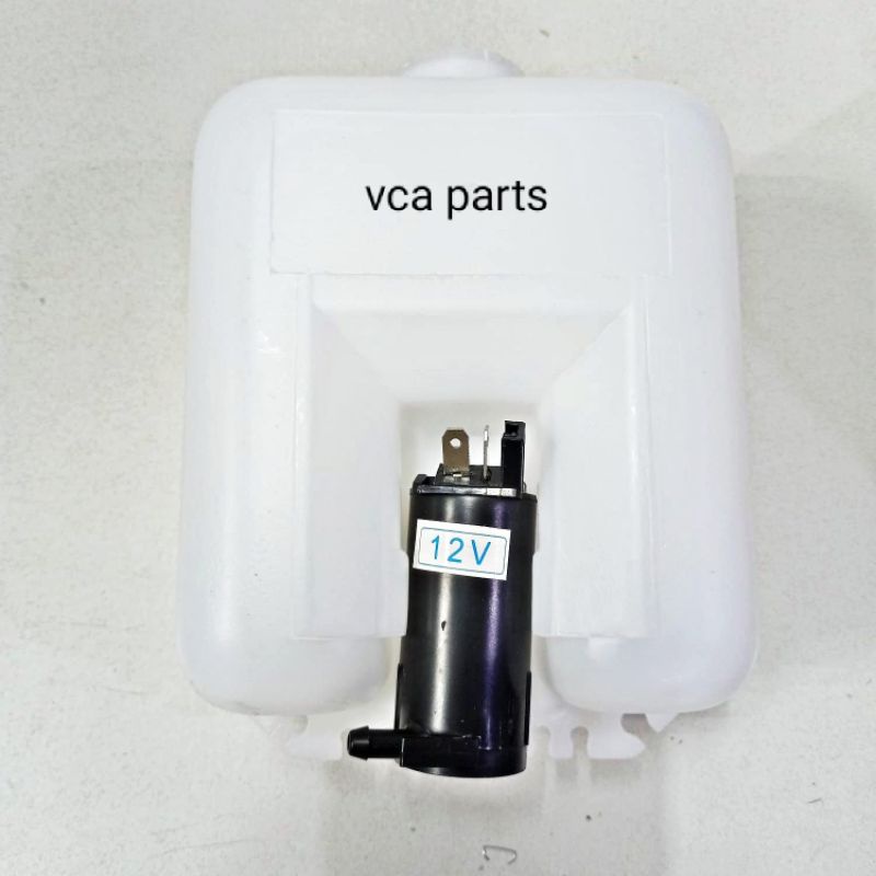 Tabung air wiper mobil komplit dinamo washer 12v universal