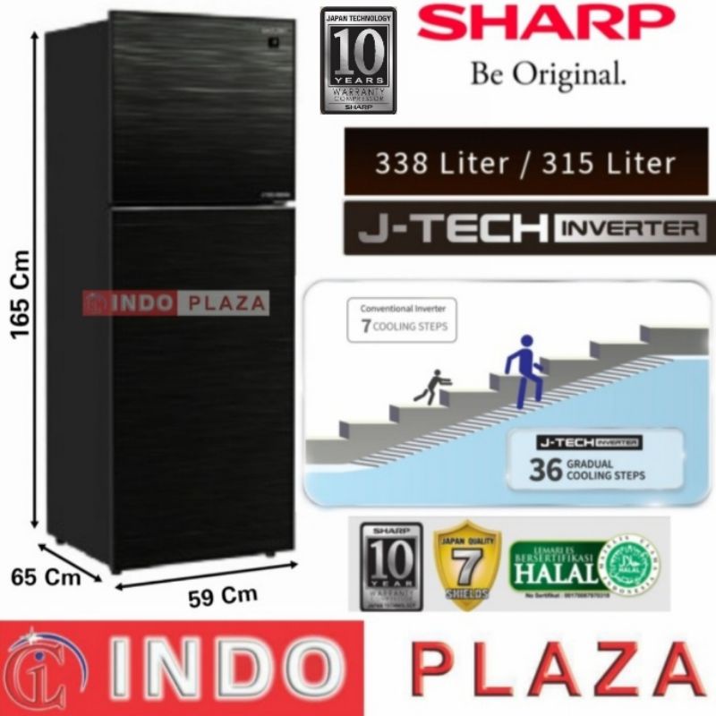 KULKAS SHARP 2 pintu INVERTER SJ-426GI-MK