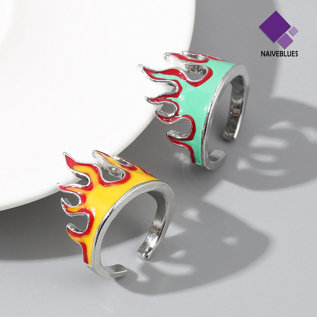 Cincin Model Terbuka Adjustable Bahan Alloy Gaya Vintage Untuk Unisex
