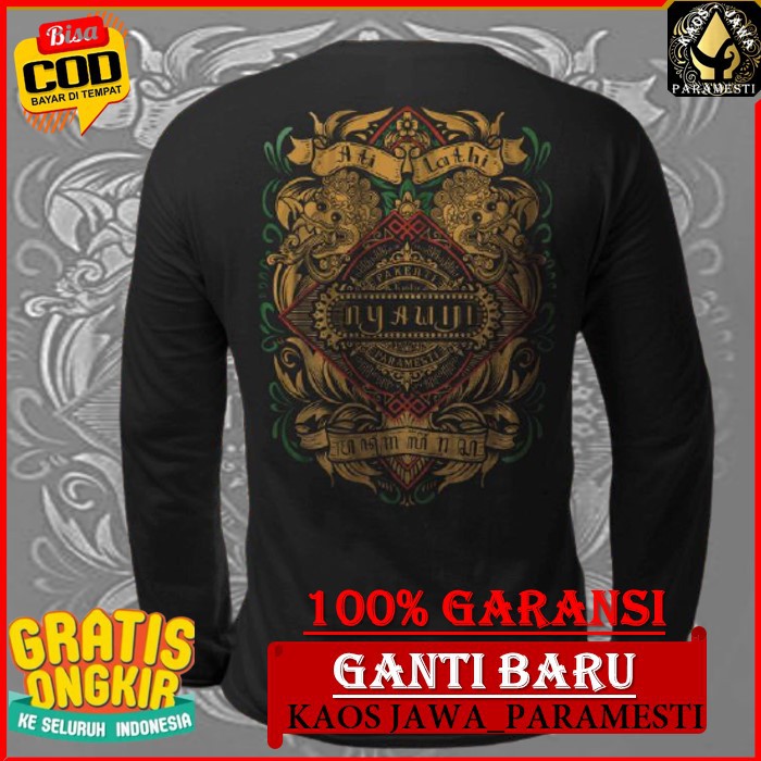 PARAMESTI BAJU KAOS WAYANG AKSARA JAWA PRIA BAJU KAOS DISTRO KEREN ORiGINAL BRANDED PAKAIN FASHION P