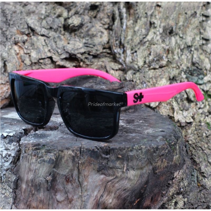 "S+ 4001 SEI" Kacamata Hitam Pria Wanita Kekinian Fashion Korea Frame Model Kotak Lensa Hitam  Tangk