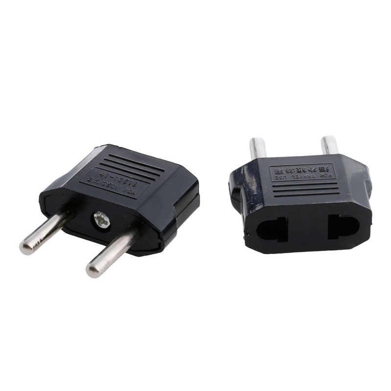 Btsg 10pcs Adapter Konverter Charger Power Plug Us Ke Eu Untuk Travel