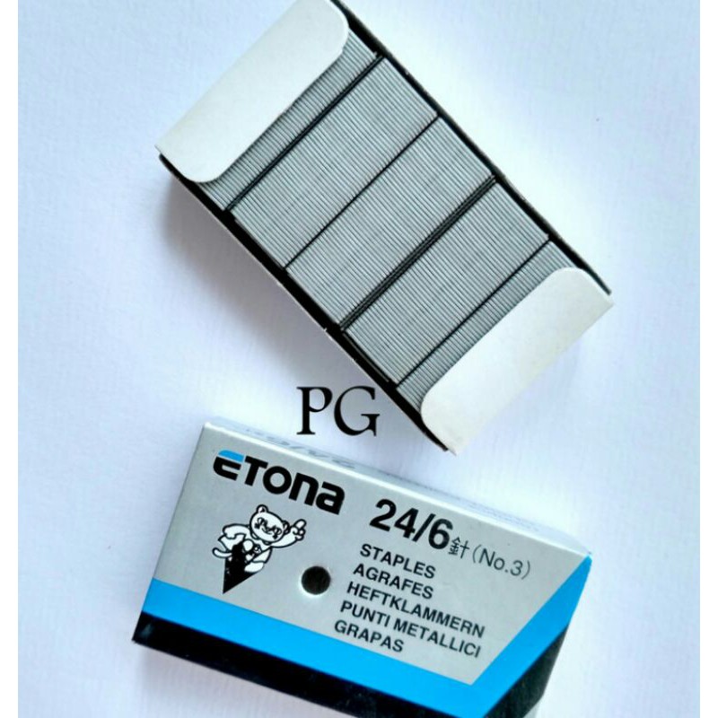 

Isi Staples Etona Besar No. 3 (24/6) / Refill Stapler No. 50 (1 PCS)