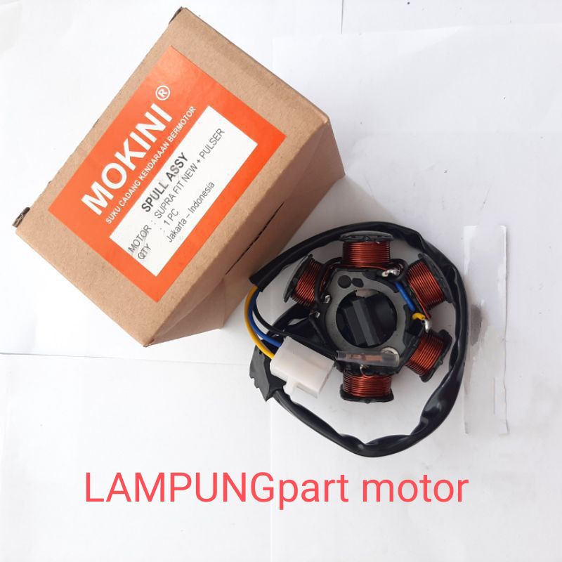 Spul honda supra/grand/supra fit/fit new/mocin assy komplit sama pulser merk keihan/asvoic