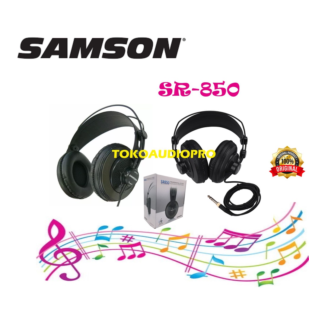 Samson SR850 SR 850 SR-850 Semi-Open Studio Headphones