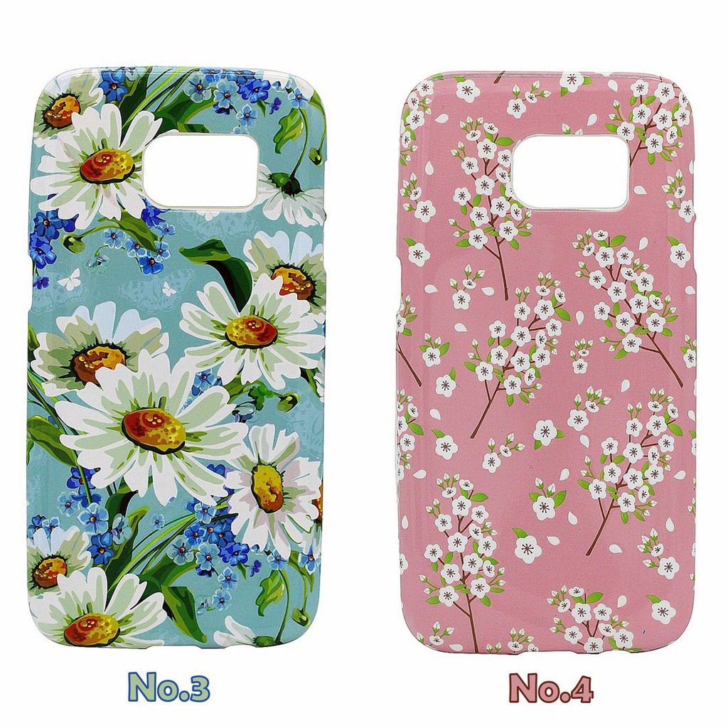 Soft Case Fancy Samsung Galaxy S7 G930 Aru Original Motif Bunga