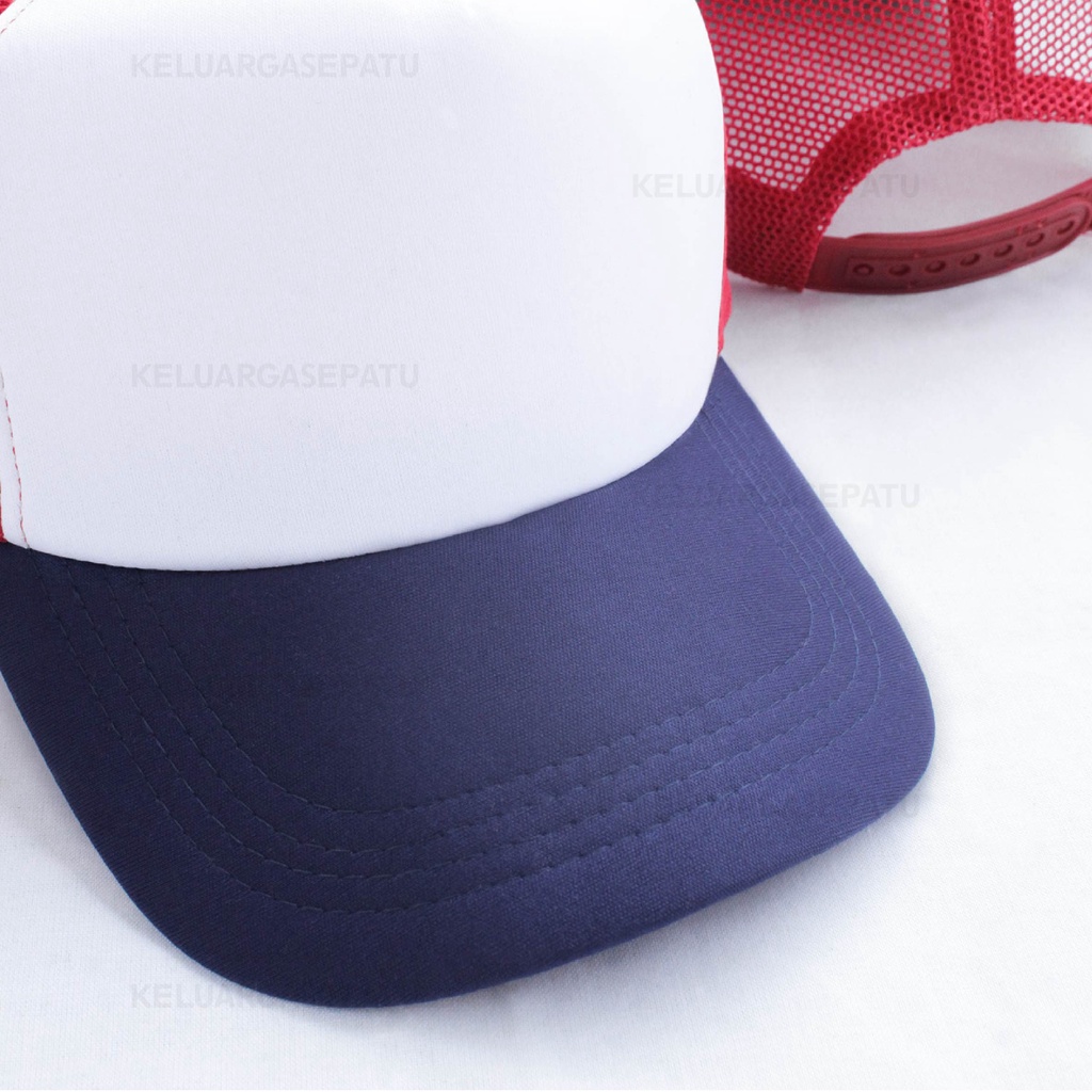 topi trucker jaring polos TOPI JALA POLOS baseball pengait cakop premium standar distro pria wanita