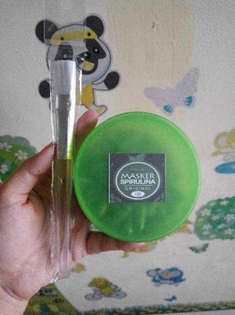 Masker Spirulina Original Anti jerawat dan anti aging murah