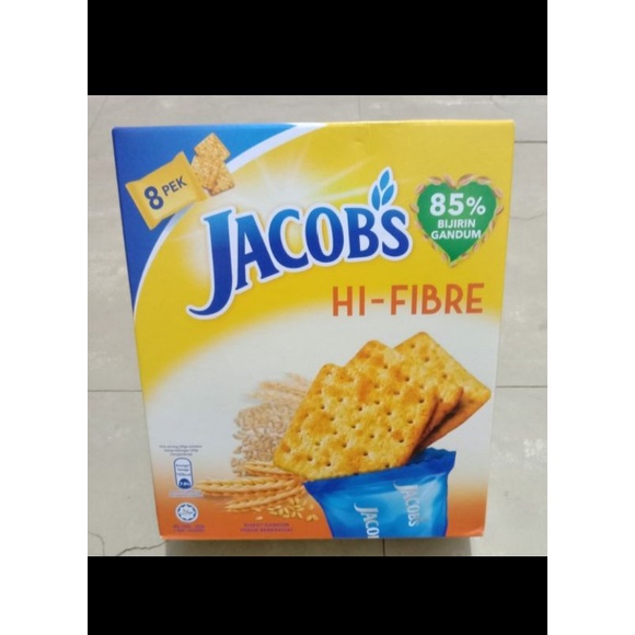 jacobs crackers hi-fibre Biscuit biskuit 144gr