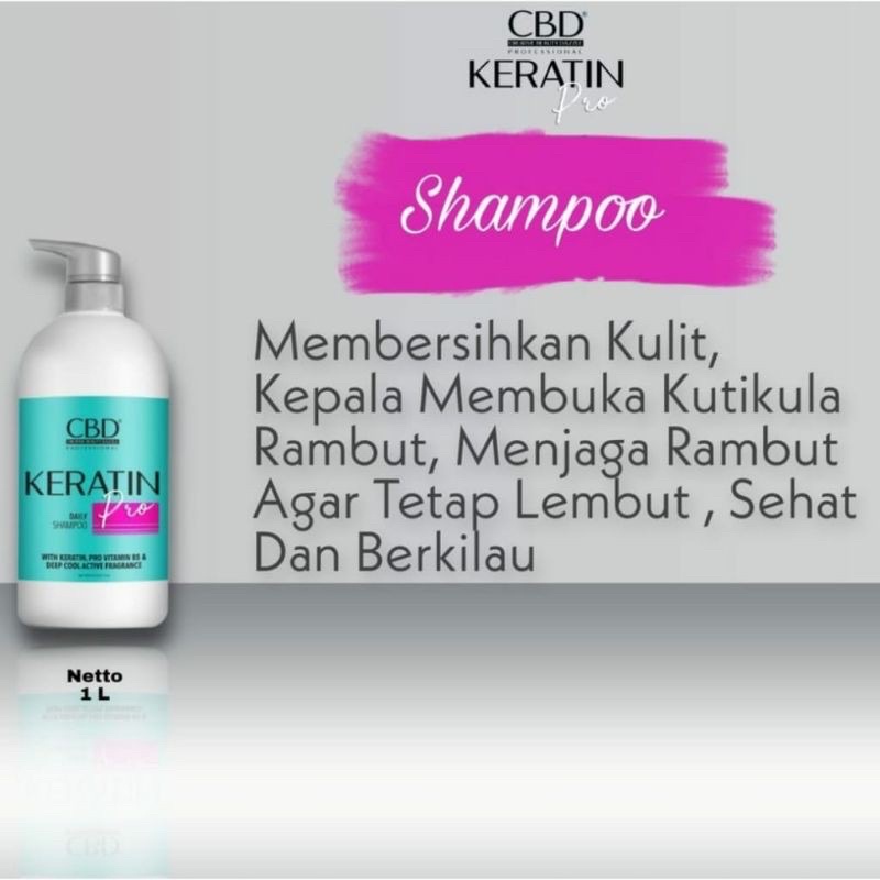 CBD Pro Keratin Daily SHAMPOO 1000 ML