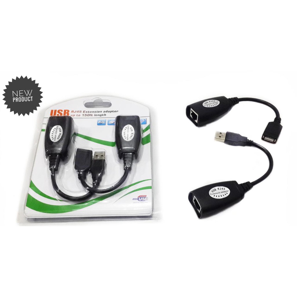 USB RJ45 EXTENTION ADAPTER UP TO 30M / USB EXTENDER VIA KABEL LAN