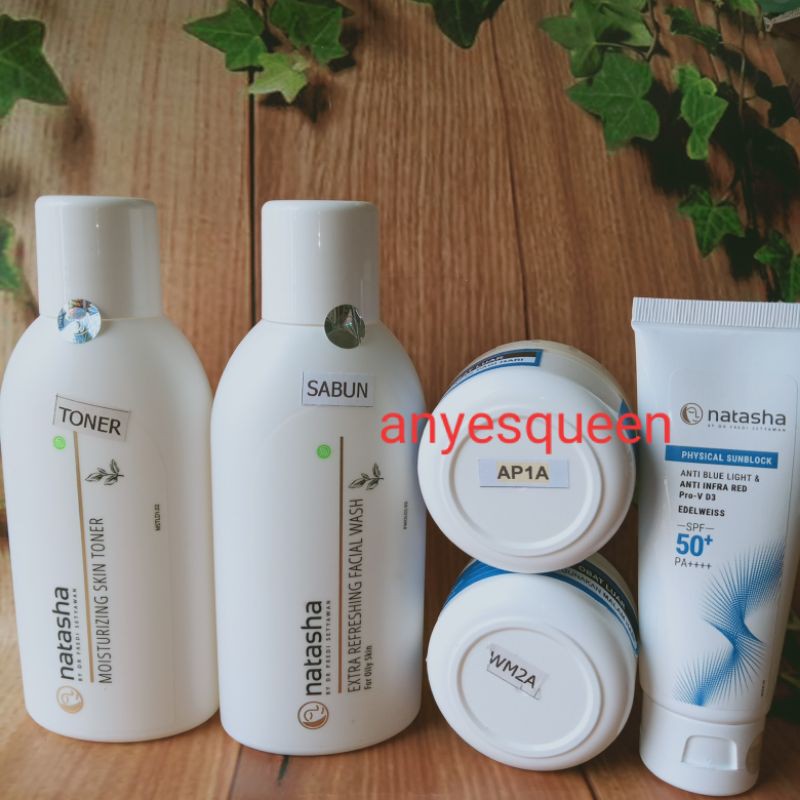 Natasha skincare paket lengkap glowing