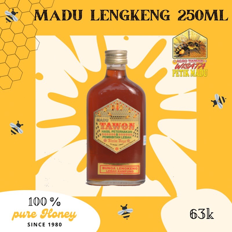 

MADU LENGKENG RIMBA RAYA 250 ML HONEY MADU MURNI KESEHATAN
