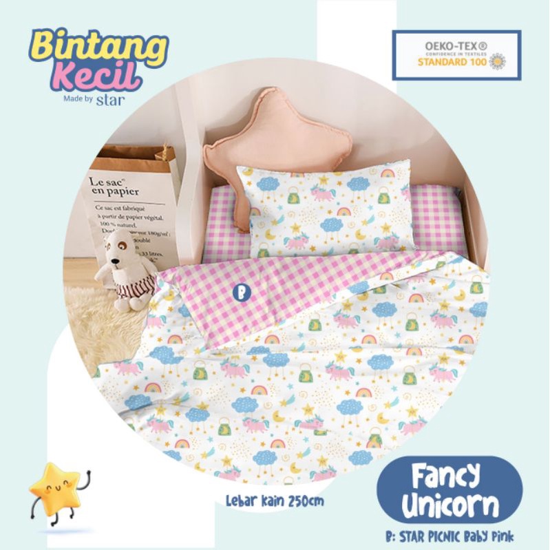 Sprei Set Series Fancy Unicorn Quality Cotton Premium Bahan Lembut sprei Homemade aesthetic minimali