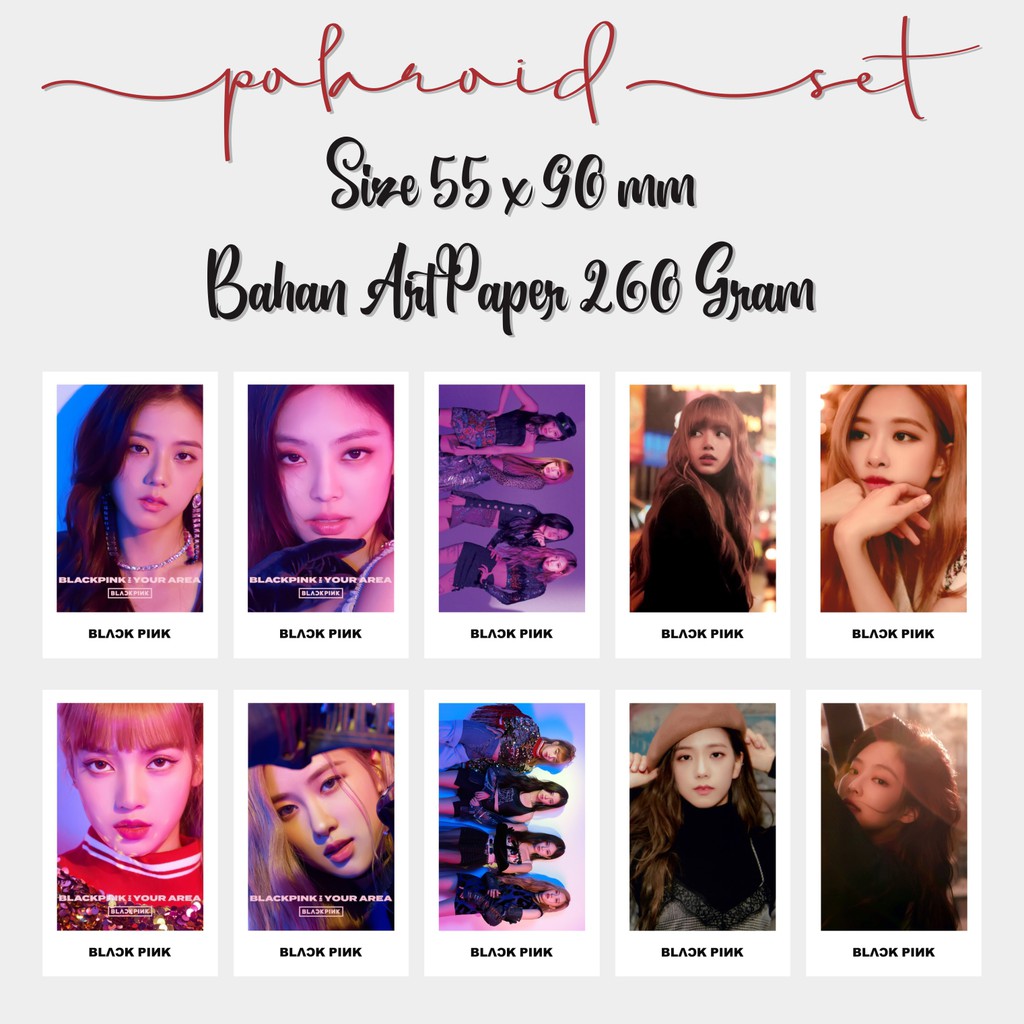 Polaroid Kpop Photocard Card Foto Kpop Blackpink In Your Area