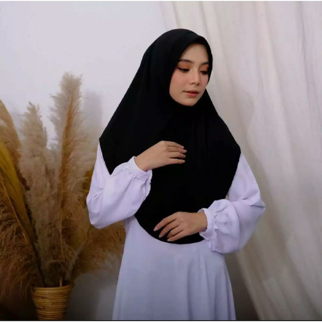 HIJAB HAMIDAH INSTAN JERSEY | HIJAB HAMIDAH MENUTUP DADA | JILBAB HAMIDAH JERSEY