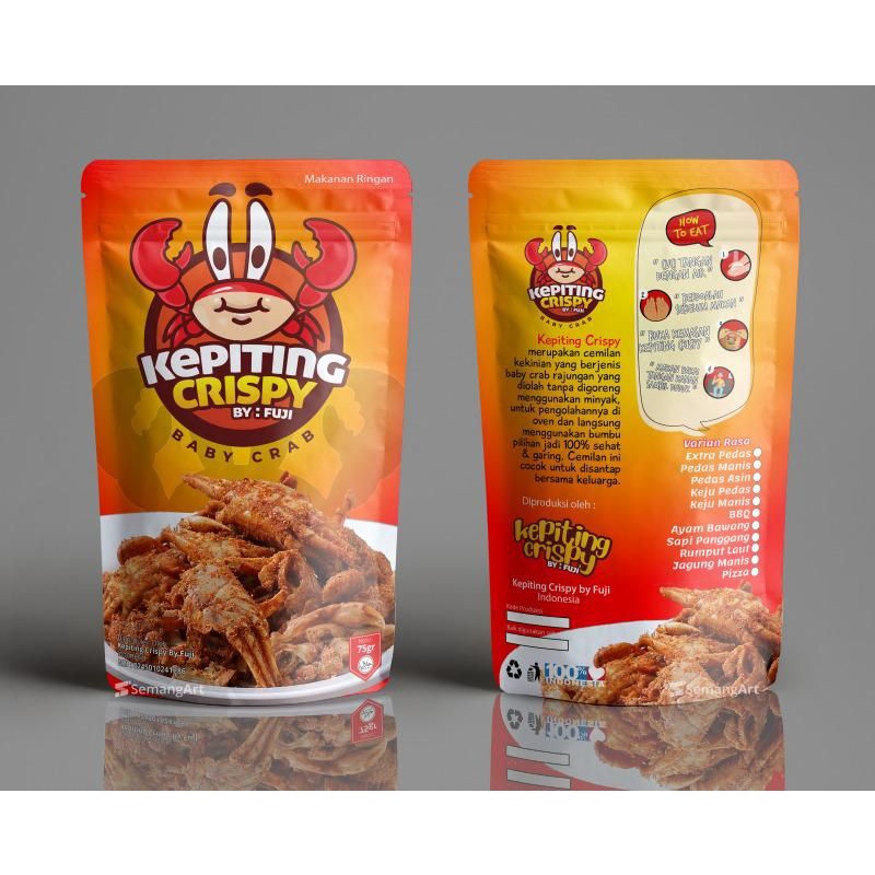 

Kepiting Crispy Agen Bogor 75gram