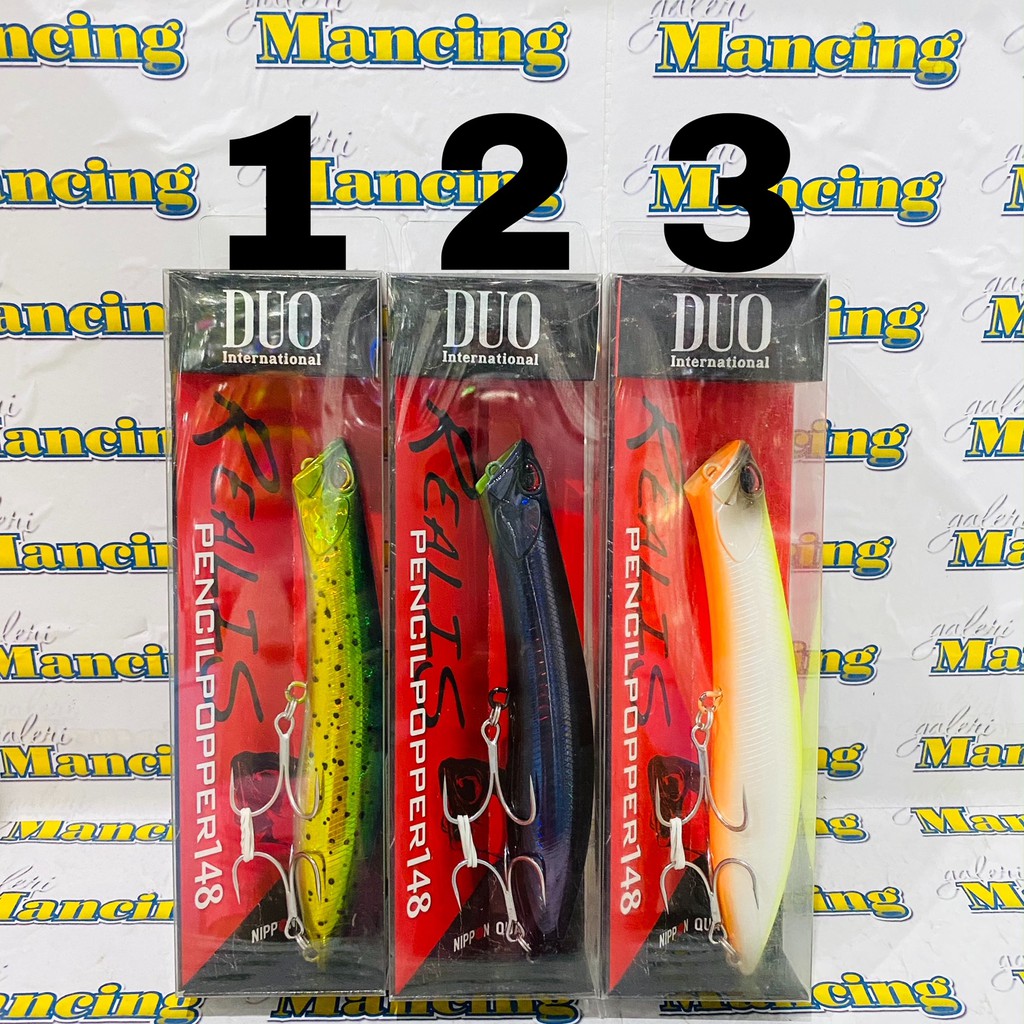 LURE UMPAN PANCING DUO REALIS PENCIL POPPER 148