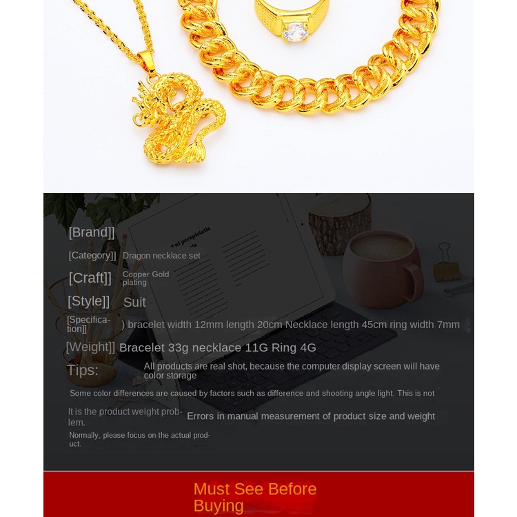 Kalung Liontin Cincin Emas Asli Kadar 375 Motif Naga Aksen Berlian Putih Untuk Pria